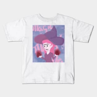 witch casting spells Kids T-Shirt